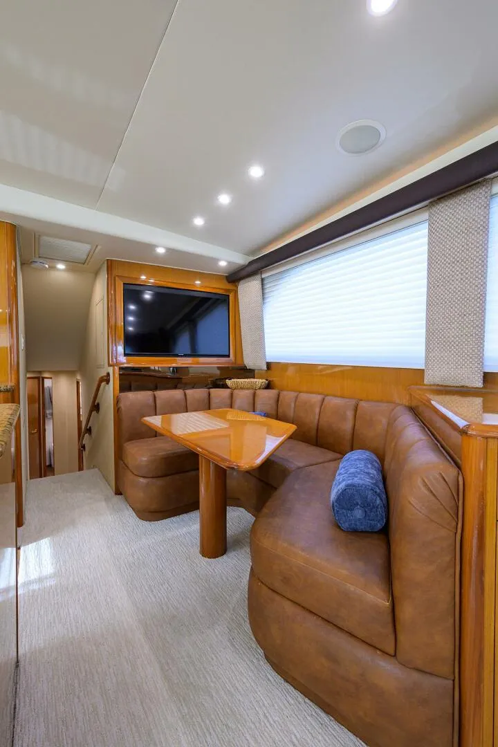 Slide: The Image of Viking 56 MATTER OF TIME - Dinette 2004 Viking 56 MATTER OF TIME - 5783066