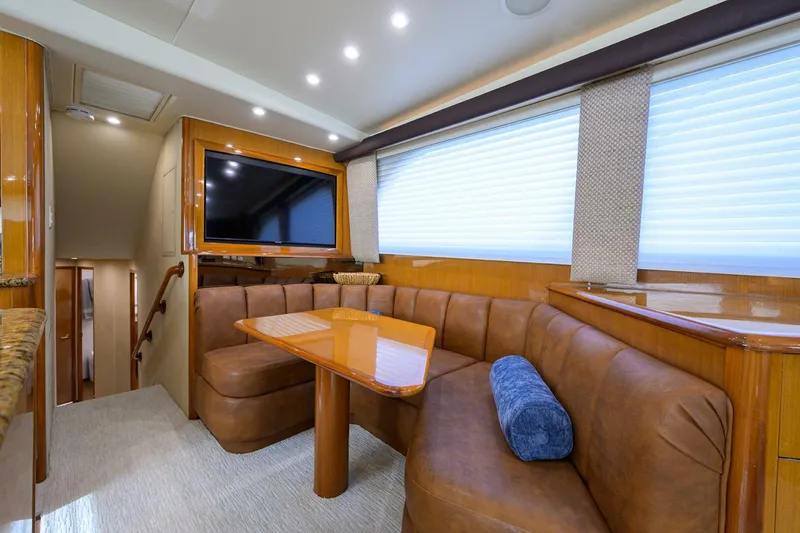 Slide: The Image of Viking 56 MATTER OF TIME - Dinette 2004 Viking 56 MATTER OF TIME - 5783068