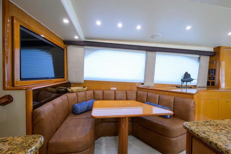 Slide: The Image of Viking 56 MATTER OF TIME - Dinette 2004 Viking 56 MATTER OF TIME - 5783069