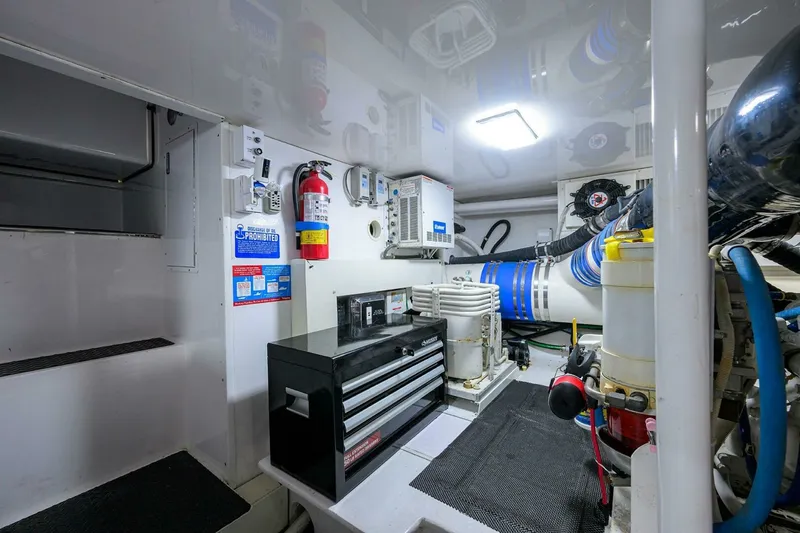 Slide: The Image of Viking 56 MATTER OF TIME - Engine Room 2004 Viking 56 MATTER OF TIME - 7652253