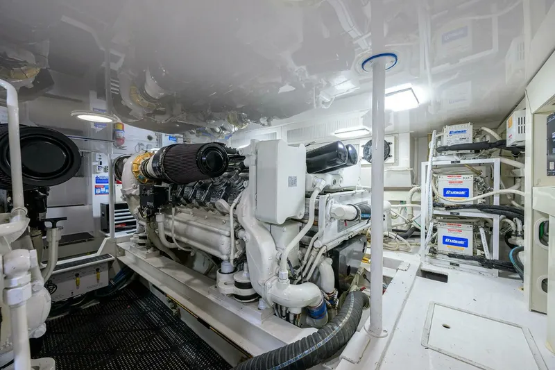 Slide: The Image of Viking 56 MATTER OF TIME - Engine Room 2004 Viking 56 MATTER OF TIME - 7652258