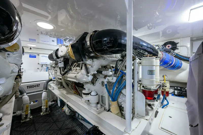 Slide: The Image of Viking 56 MATTER OF TIME - Engine Room 2004 Viking 56 MATTER OF TIME - 7652250
