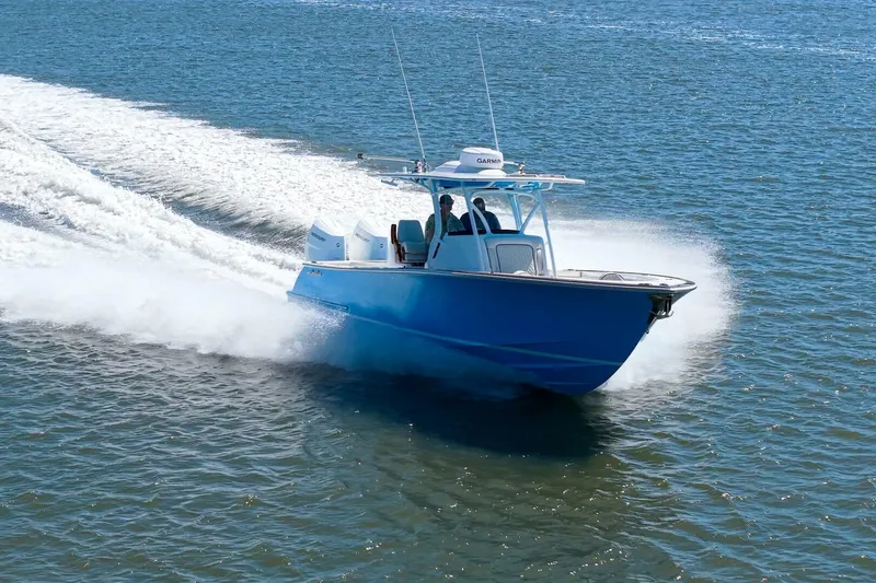 Slide: The Image of Valhalla 33 - Sea Dawg - Bow Running Profile 2024 Valhalla 33 Center Console - Sea Dawg - 5785879