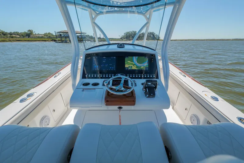 Slide: The Image of Valhalla 33 - Sea Dawg - Helm Station Electronics  2024 Valhalla 33 Center Console - Sea Dawg - 5785897