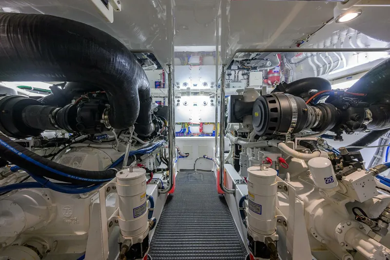 Slide: The Image of Hatteras 54 SEA NYLE - Engine Room 2017 Hatteras 54 SEA NYLE - 5786974