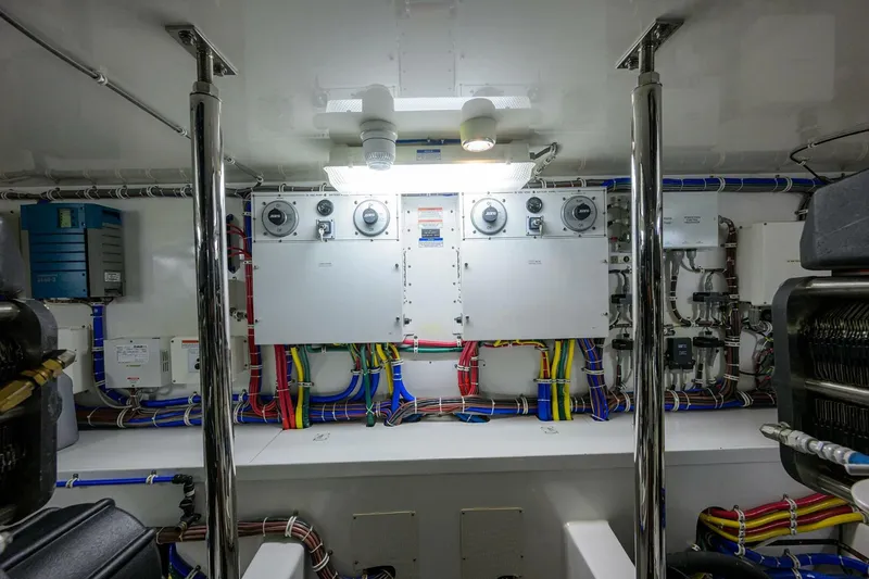 Slide: The Image of Hatteras 54 SEA NYLE - Engine Room 2017 Hatteras 54 SEA NYLE - 5786979