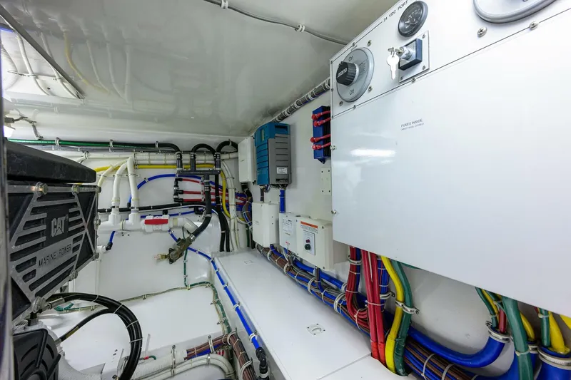 Slide: The Image of Hatteras 54 SEA NYLE - Engine Room 2017 Hatteras 54 SEA NYLE - 5786981