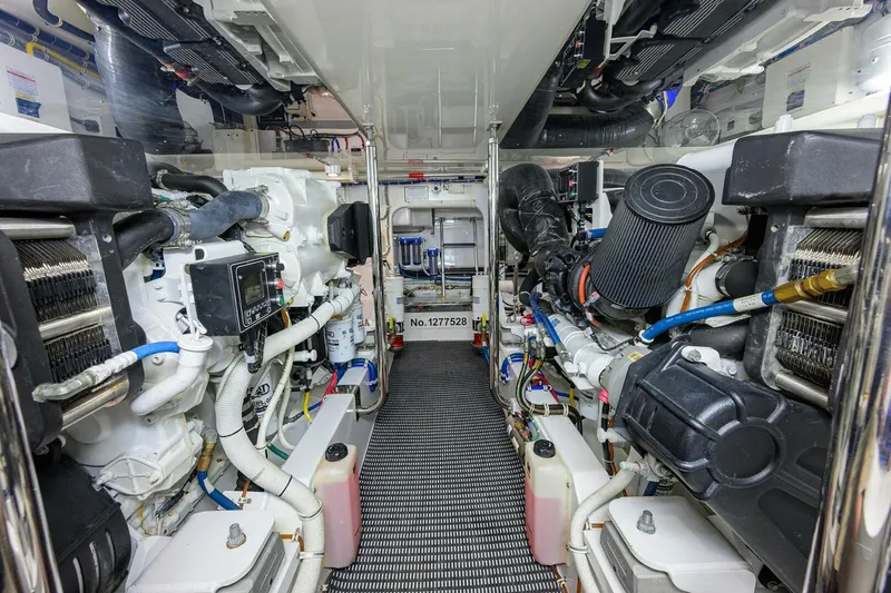 Slide: The Image of Hatteras 54 SEA NYLE - Engine Room 2017 Hatteras 54 SEA NYLE - 5786986