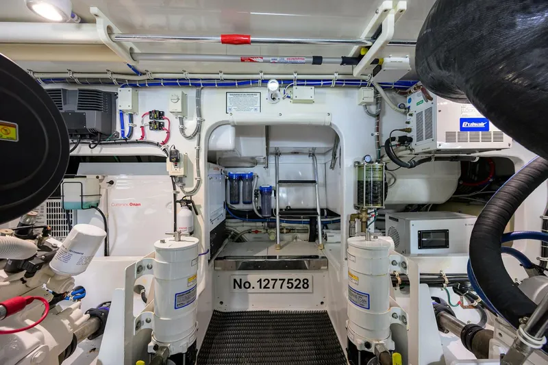 Slide: The Image of Hatteras 54 SEA NYLE - Engine Room 2017 Hatteras 54 SEA NYLE - 5786987