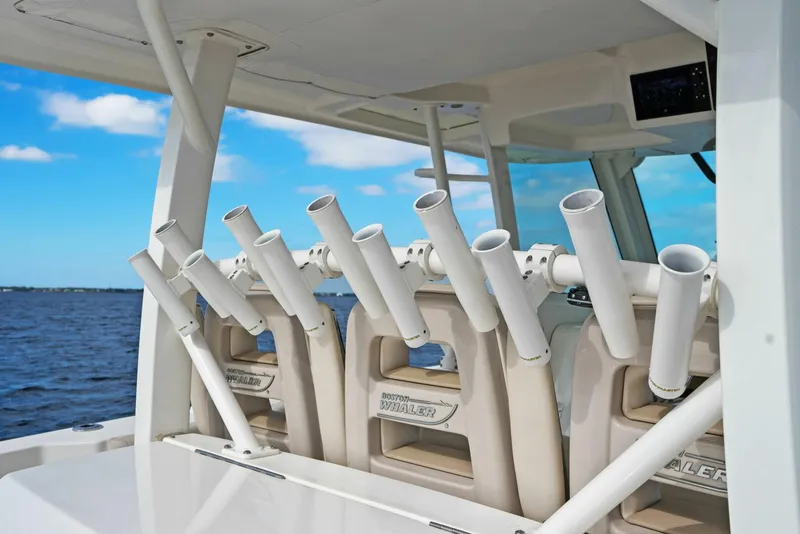 Slide: The Image of 2019 Boston Whaler 380 Outrage 'Lima Kilo' - Rod Holders - 5788043