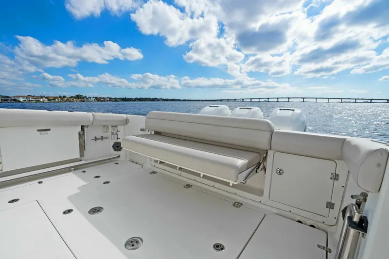 Slide: The Image of 2019 Boston Whaler 380 Outrage 'Lima Kilo' - Seating - 5788042