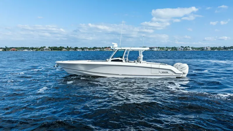 Slide: The Image of 2019 Boston Whaler 380 Outrage 'Lima Kilo' - Profile Port - 5788013