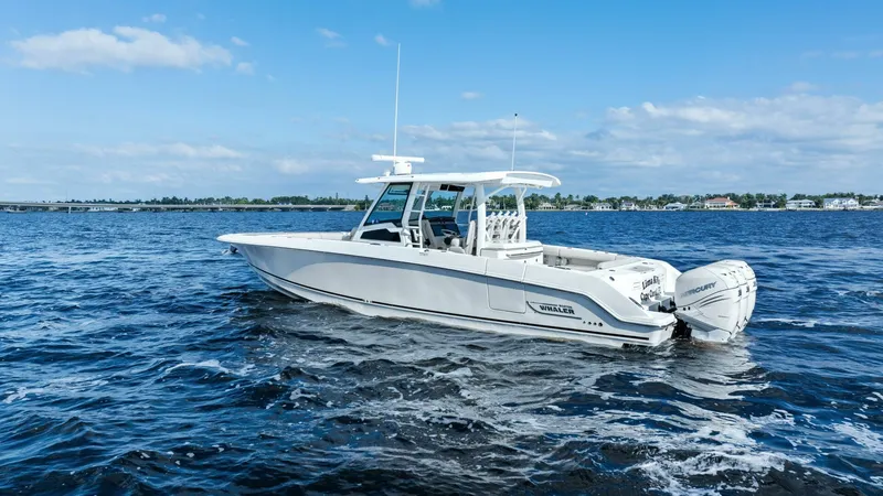 Slide: The Image of 2019 Boston Whaler 380 Outrage 'Lima Kilo' - Profile Port - 5788014