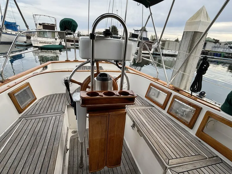 Slide: The Image of Teak cockpit table - 5799620