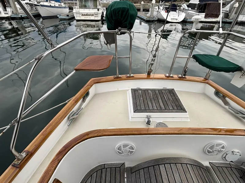 Slide: The Image of Teak stern pulpit seats with covers - 5799621