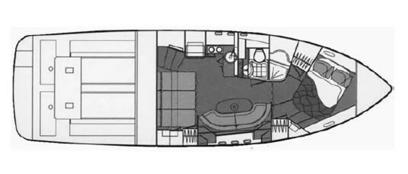 Slide: The Image of Cruisers 390 Sport Coupe Layout Drawing - 5792665