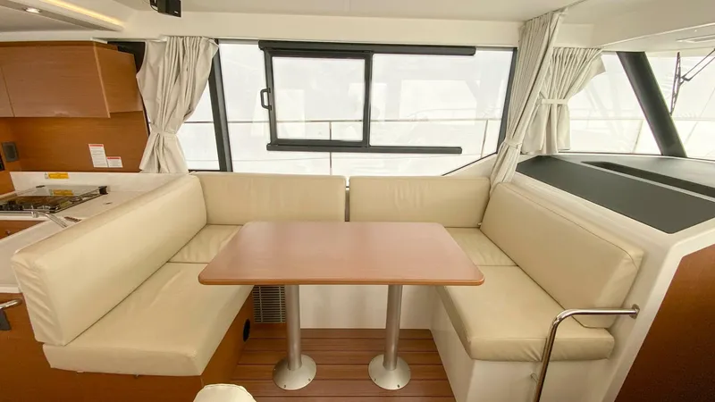 Slide: The Image of Dinette Can convert to additional berth with privacy curtains - 5811488