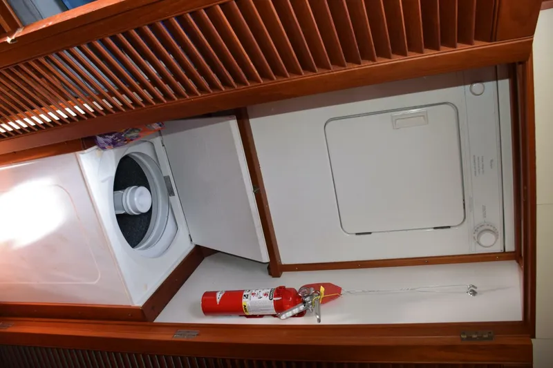 Slide: The Image of Washer Dryer closet just outside forward stateroom - 5805842