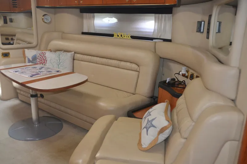 Slide: The Image of Sea Ray 46 4 RICH-SHER OR POORER - Salon - Dinette 2001 Sea Ray 46 - 4 RICH-SHER OR POORER - 5808703