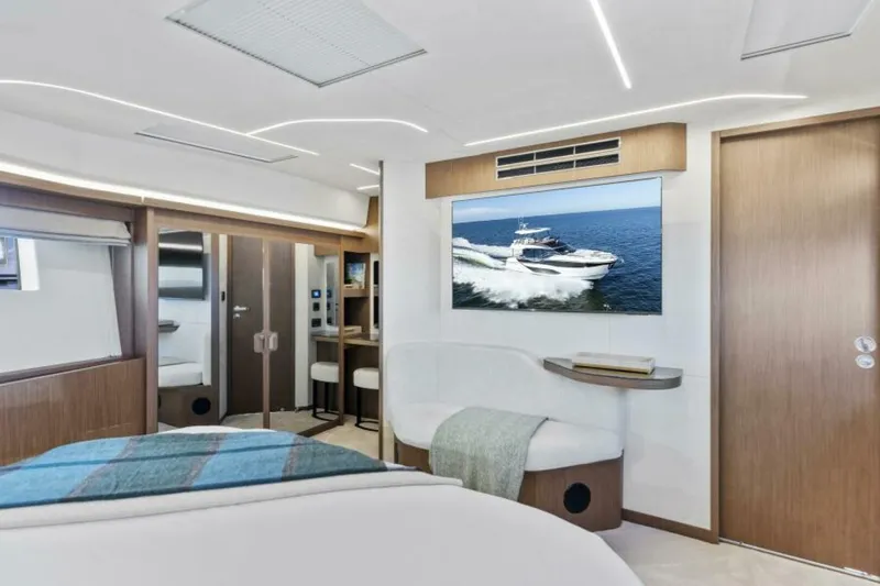 Slide: The Image of 2026 Prestige F5.7 Flybridge - Master Suite - 5809179