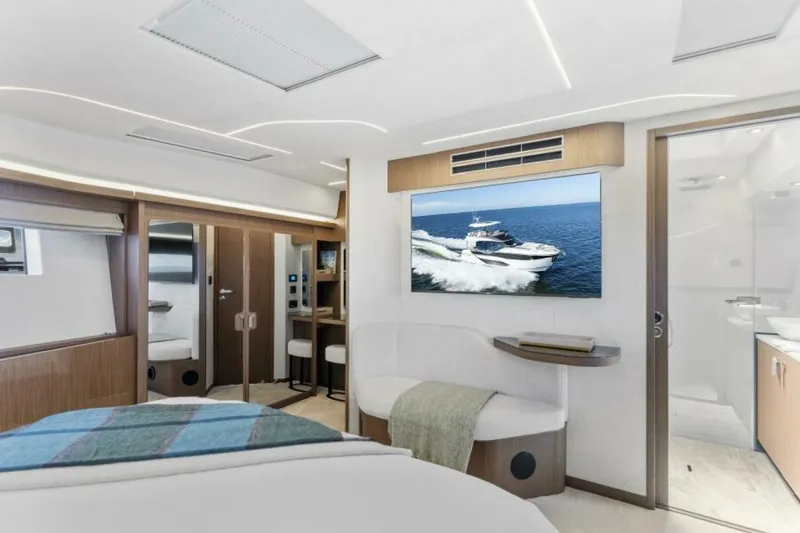 Slide: The Image of 2026 Prestige F5.7 Flybridge - Master Suite - 5809180