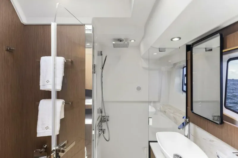 Slide: The Image of 2026 Prestige F5.7 Flybridge - Master Suite Head - 5809186