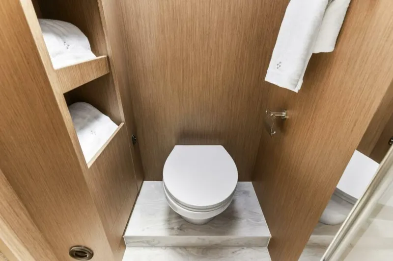 Slide: The Image of 2026 Prestige F5.7 Flybridge - Master Suite Head - 5809189