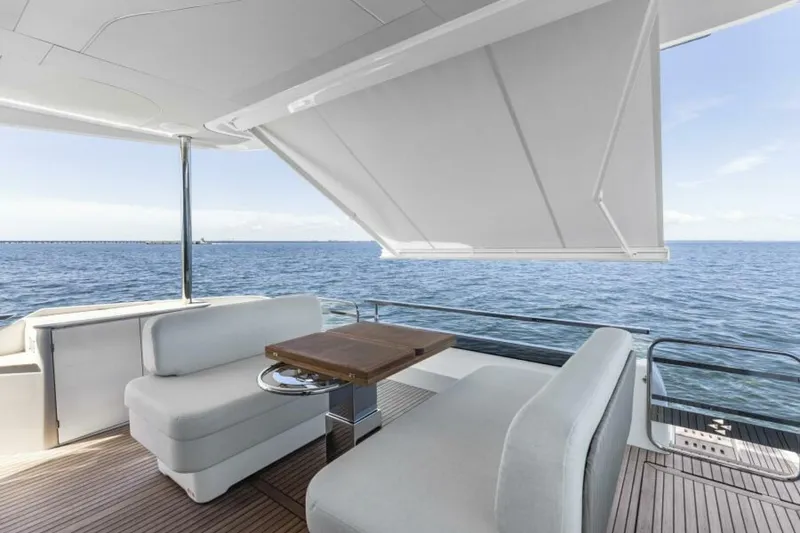 Slide: The Image of 2026 Prestige F5.7 Flybridge - Aft Deck - 5809213