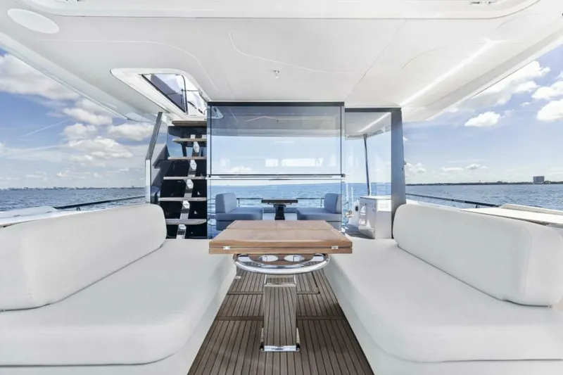 Slide: The Image of 2026 Prestige F5.7 Flybridge - Aft Deck - 5809215
