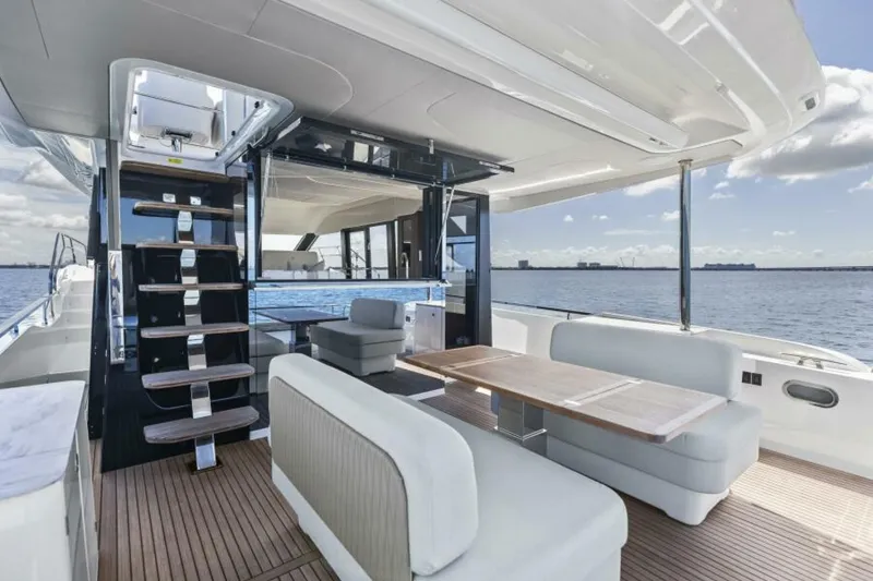 Slide: The Image of 2026 Prestige F5.7 Flybridge - Aft Deck - 5809217
