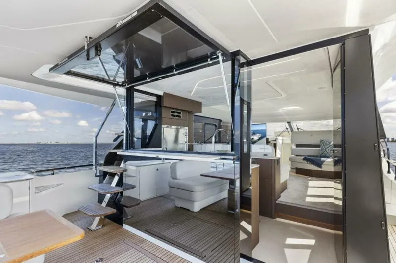 Slide: The Image of 2026 Prestige F5.7 Flybridge - Aft Deck - 5809218