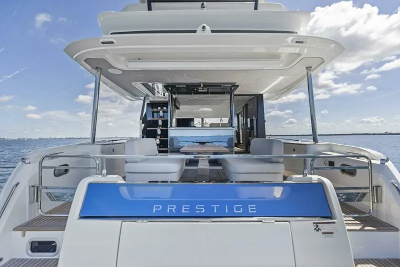 Slide: The Image of 2026 Prestige F5.7 Flybridge - Stern Overview - 5809224