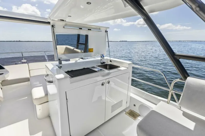 Slide: The Image of 2026 Prestige F5.7 Flybridge - Flybridge Wet Bar - 5809249