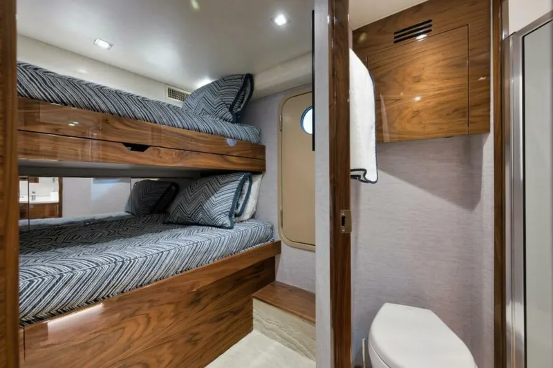 Slide: The Image of 2024 Viking 68 Convertible- GYS TRADE- Crew Bunkroom/ Head - 5812266