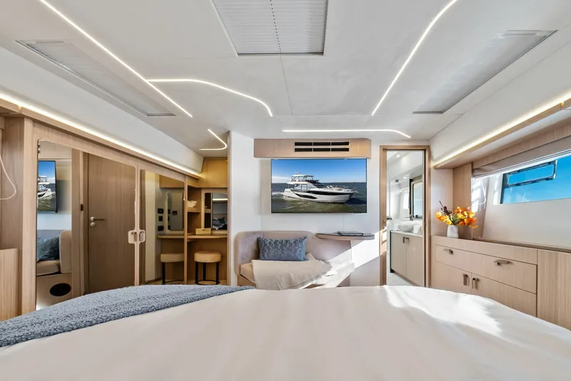 Slide: The Image of 2026 F5.7 Prestige Yachts Master Stateroom - 6008006