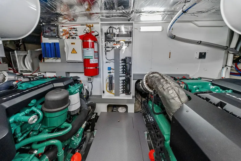 Slide: The Image of 2026 F5.7 Prestige Yachts Engine Room - 6008012