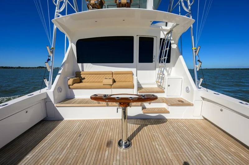 Slide: The Image of Teak Rocket Launcher With Drink Holders, Tray, And Drawer - 5817848