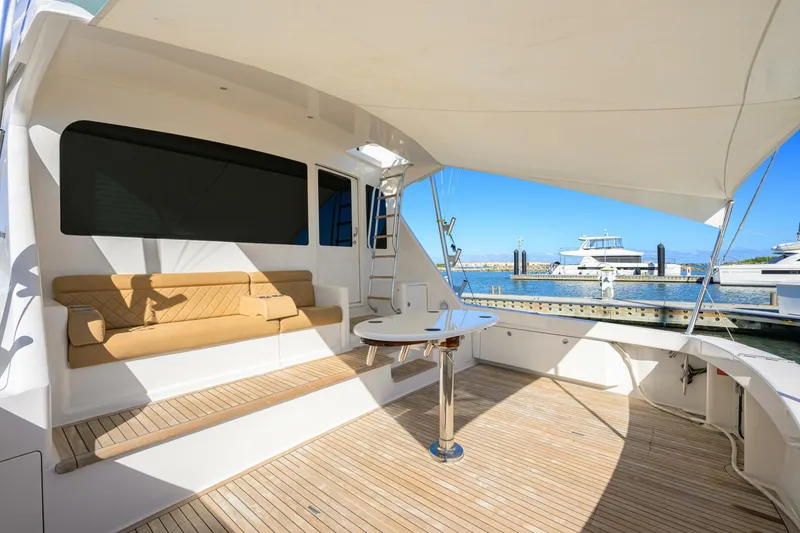 Slide: The Image of Mezzanine Seat With Sail Shade Up And Tabletop On Rocket Launcher - 5817849