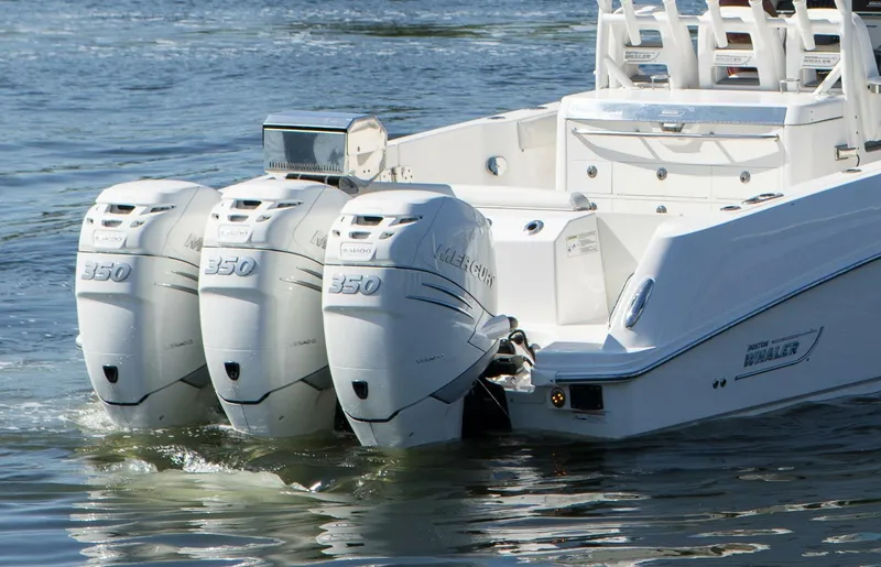 Slide: The Image of Boston Whaler 35 - Triple Mercury Engines 2016 Boston Whaler 35 Center Console - 5821320