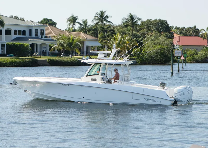 Slide: The Image of Boston Whaler 35 - Port Profile 2016 Boston Whaler 35 Center Console - 5821323