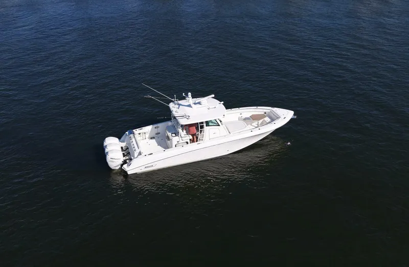 Slide: The Image of Boston Whaler 35 - 35 Boston Whaler - Aerial Profile 2016 Boston Whaler 35 Center Console - 5821337