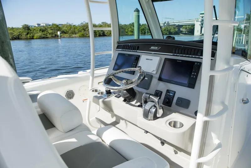 Slide: The Image of Boston Whaler 35 - Helm Station  2016 Boston Whaler 35 Center Console - 5821316