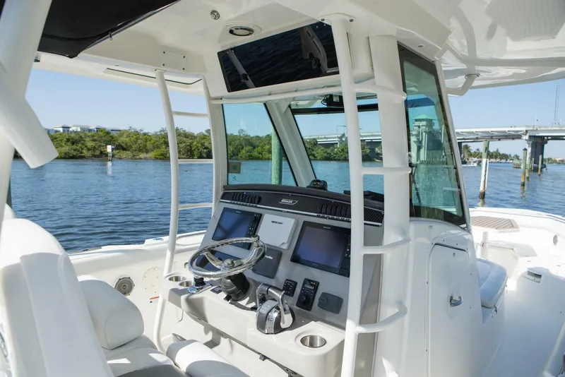 Slide: The Image of Boston Whaler 35 - Helm Station  2016 Boston Whaler 35 Center Console - 5821317