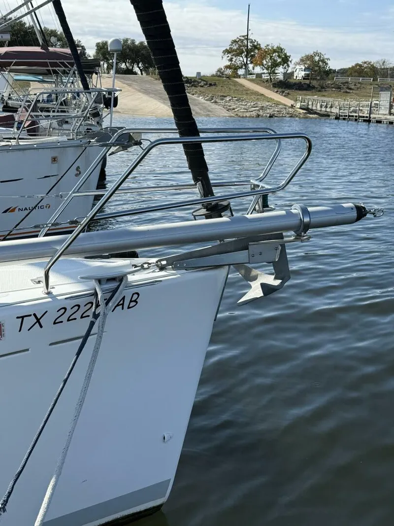 Slide: The Image of Bow, Anchor and Spinnaker Pole - 5822395