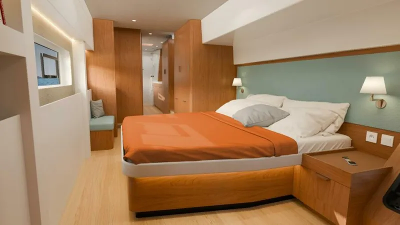 Slide: The Image of View Of The Double Bed In The Owner’s Cabin - 5823870