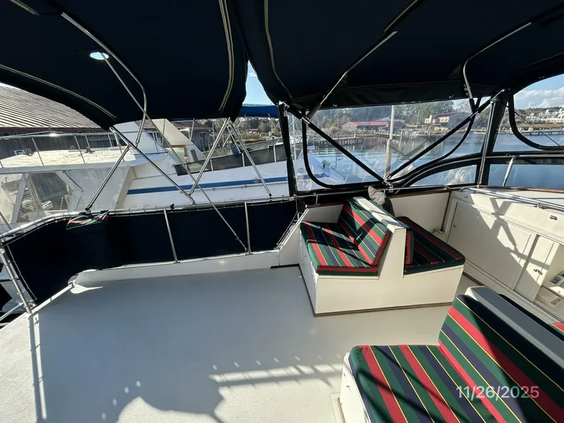 Slide: The Image of 42' Grand Banks flybridge port - 5824542