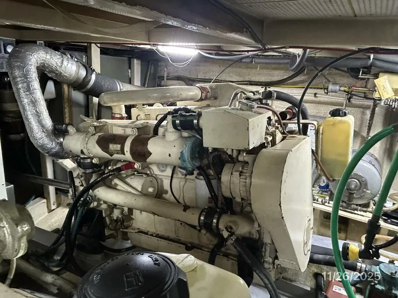 Slide: The Image of 42' Grand Banks port main engine - 5824577