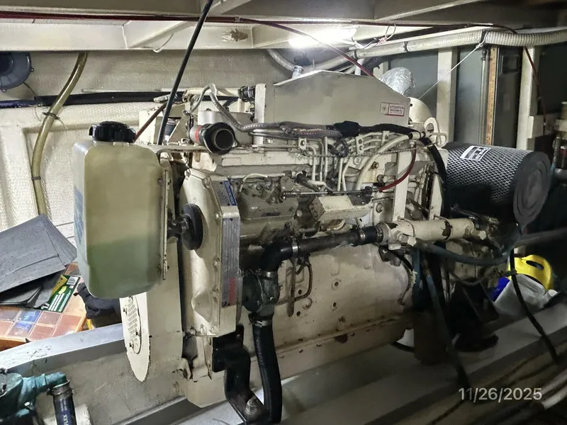 Slide: The Image of 42' Grand Banks starboard main engine - 5824592
