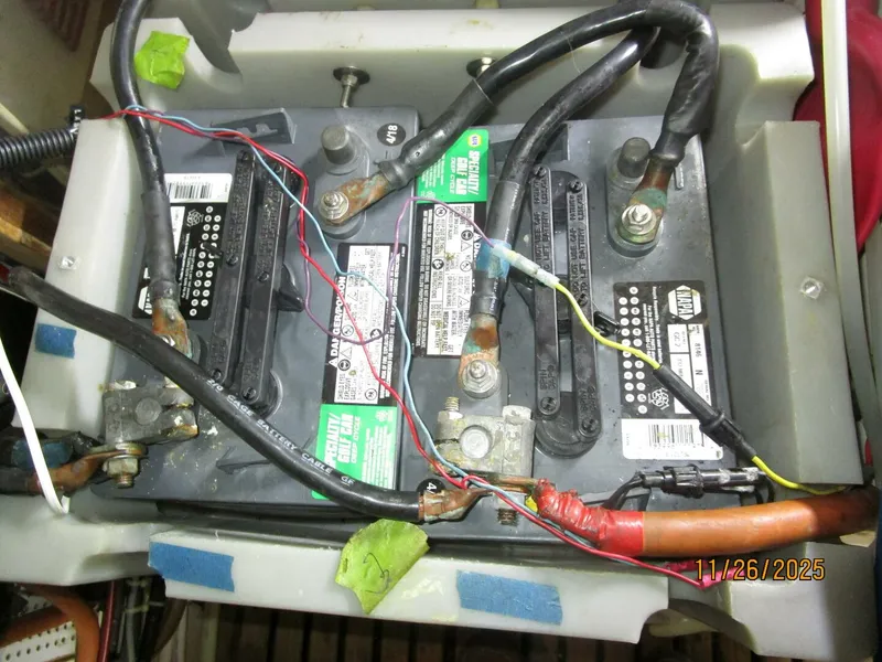 Slide: The Image of 42' Grand Banks battery bank3 - 5824529