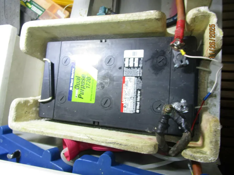 Slide: The Image of 42' Grand Banks battery bank5 - 5824531